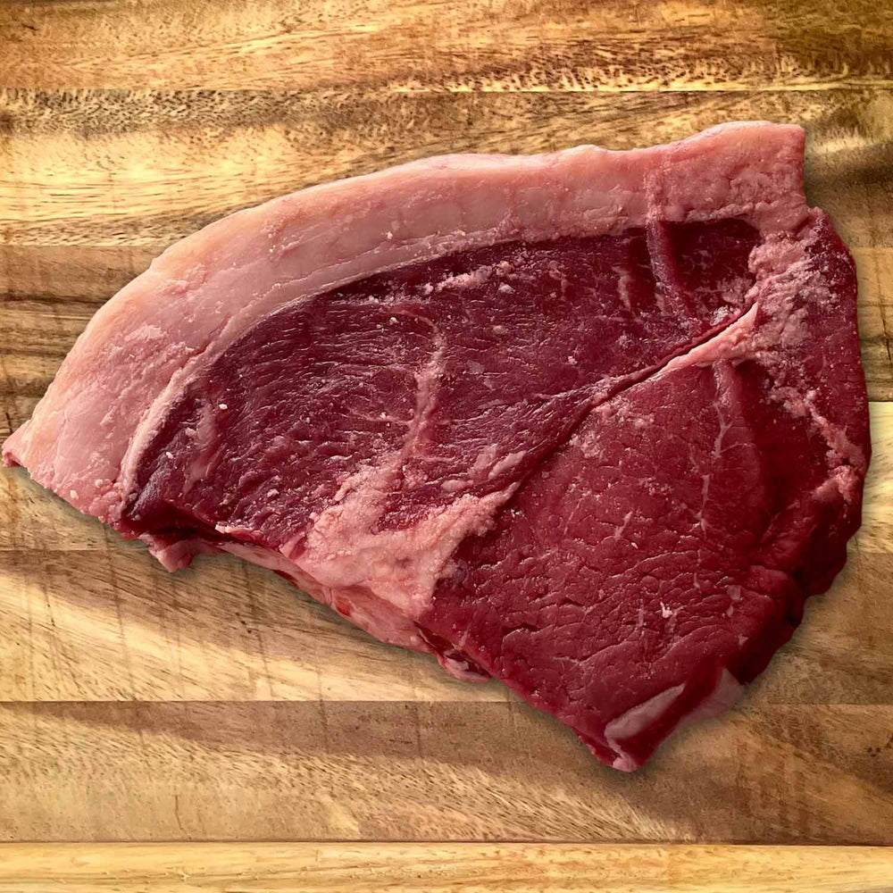 KL Beef's premium aged sirloin beef steak, klbeefco.com